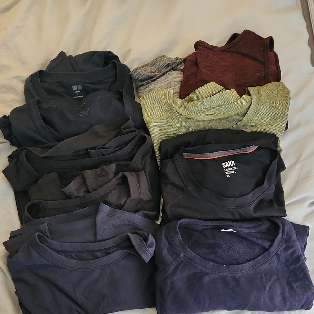 Lulu Uni And Etc T-Shirt Collection in Black, Gray, Blue